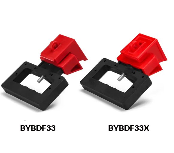 BYBDF33-ABRAZADERA Bloqueo de Interruptor de Abrazadera