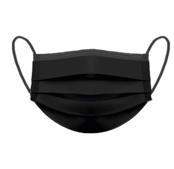 F8001K-Mascarilla-negra Mascarilla descartable