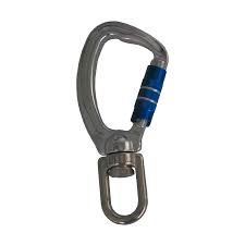 Mosquetón de aluminio giratorio N-2750